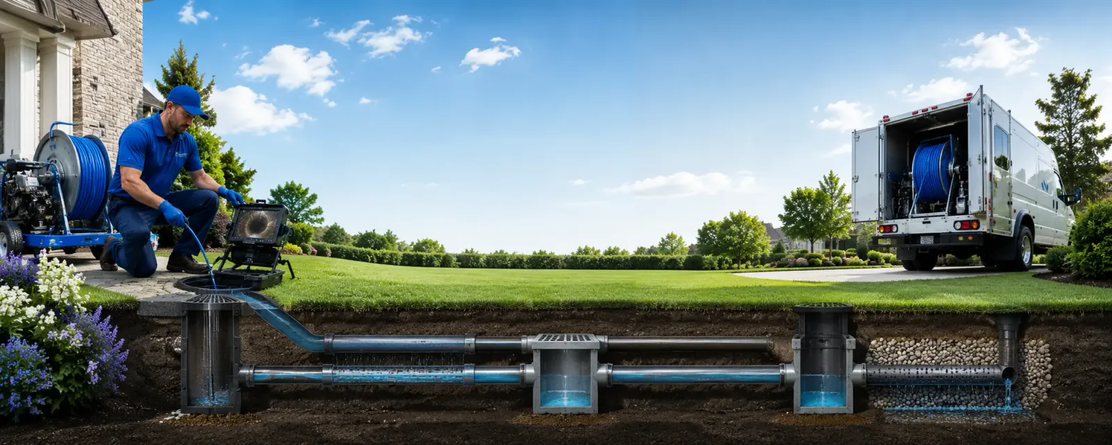 Outdoor drain cleaning information for Fenton, MI
