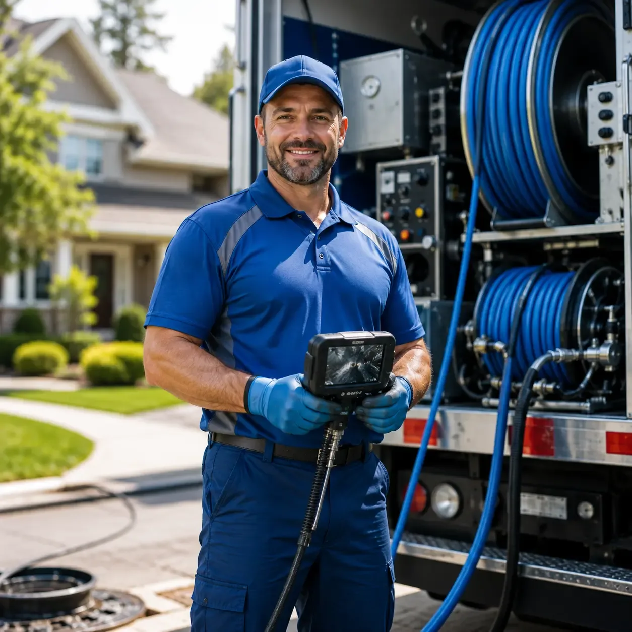 Local outdoor drain cleaning specialists in Fenton, MI
